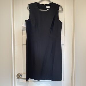 Preview Collection Black Scoop Neck Sleeveless Women’s Fitted Dress size 14